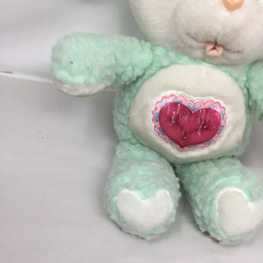 Vintage 1980s Kenner Care Bears 13” Tenderheart Bear & Gentle Heart Lamb Plush